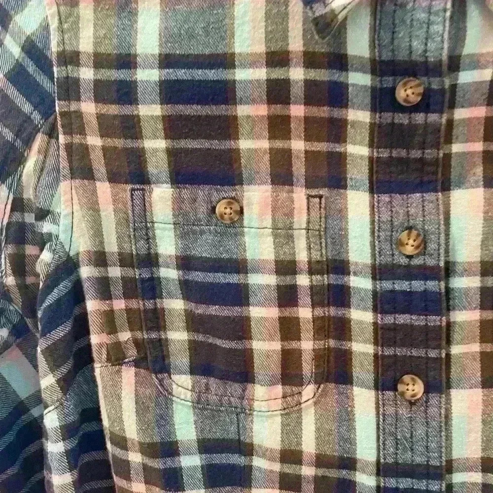 Duluth Trading Co Womens Flannel Shirt Size XS - Picture 4 of 6